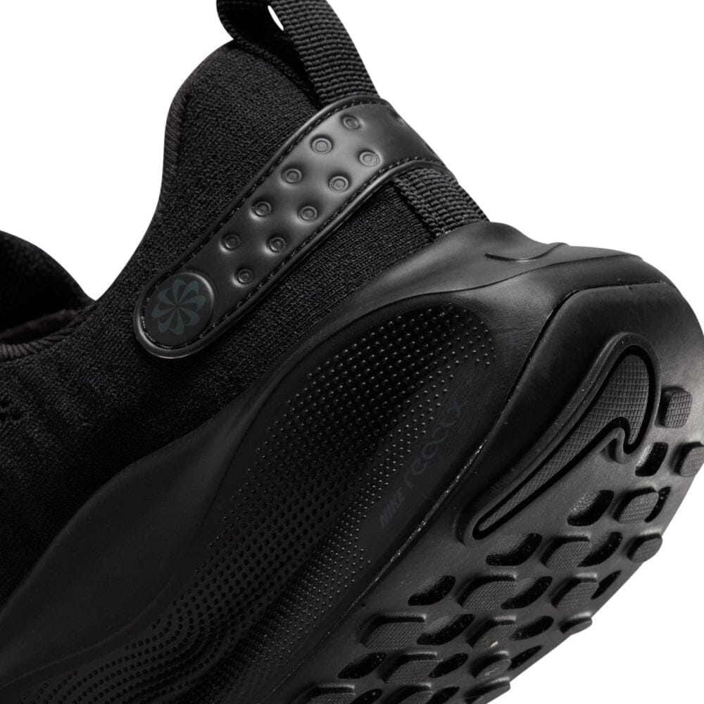 Nike Men's ReactX Infinity Run Flyknit 4 - BlackToe Running#colour_black-anthracite