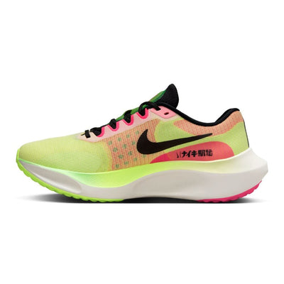 Nike Men's Zoom Fly 5 Premium - BlackToe Running#colour_luminous-green-black-volt-lime-blast