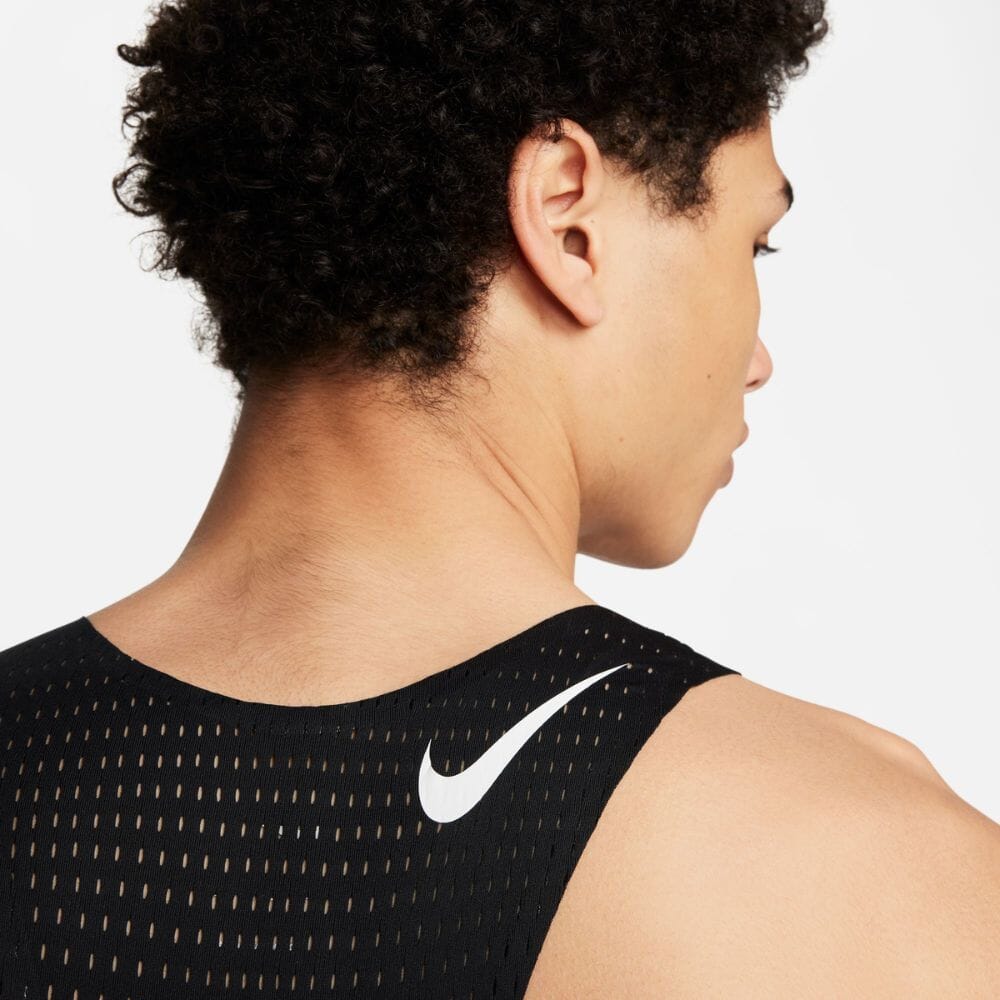 Nike Men's AeroSwift Dri-FIT ADV Running Singlet- BlackToe Running - 