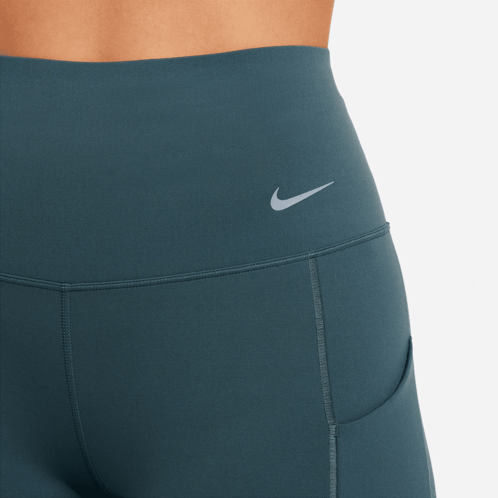 Nike Women's Universa Running Tights - BlackToe Running#colour_deep-jungle-black