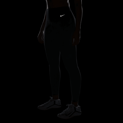 Nike Women's Universa Running Tights - BlackToe Running#colour_deep-jungle-black