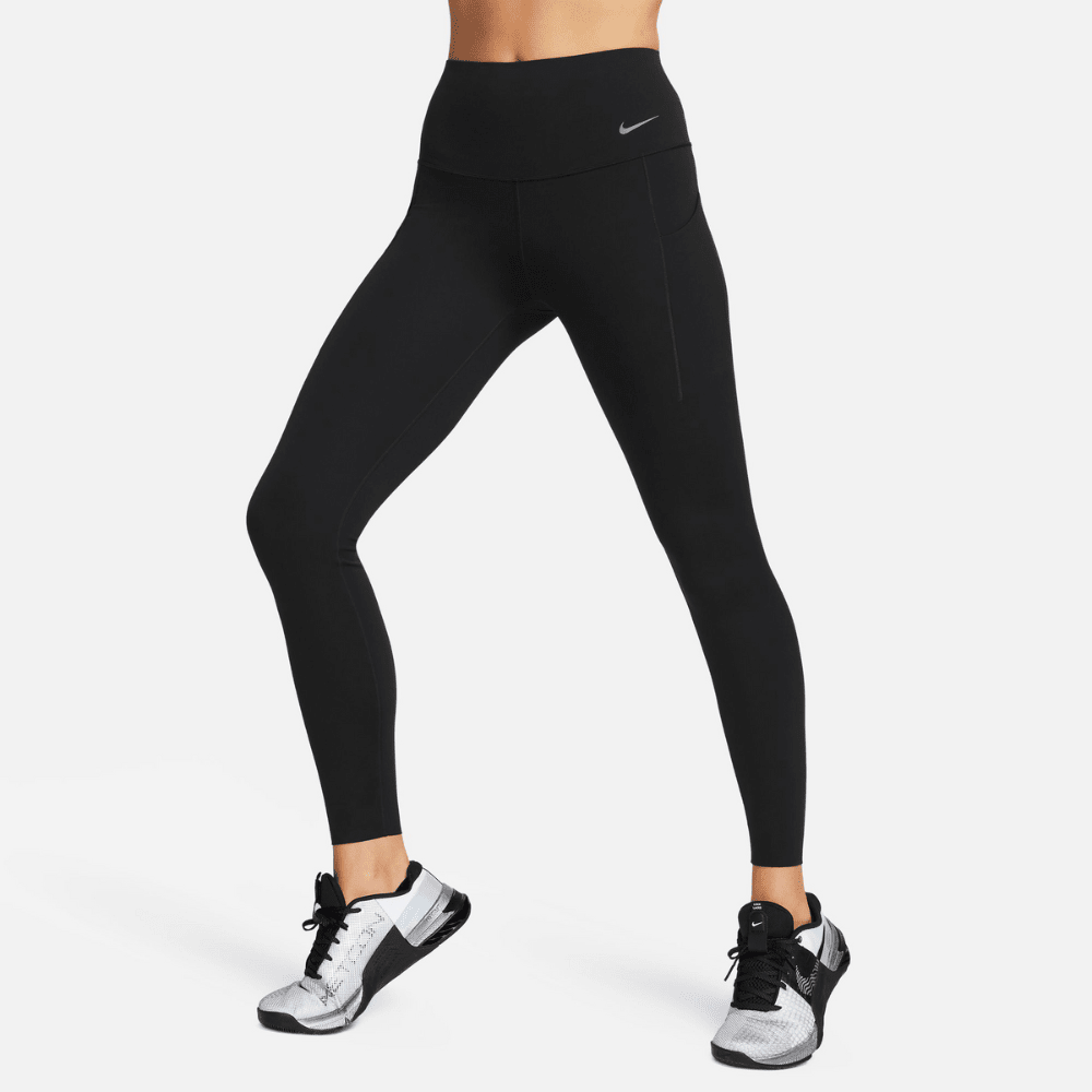 Nike Women's Universa Running Tights - BlackToe Running#colour_black
