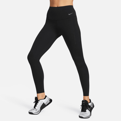 Nike Women's Universa Running Tights - BlackToe Running#colour_black