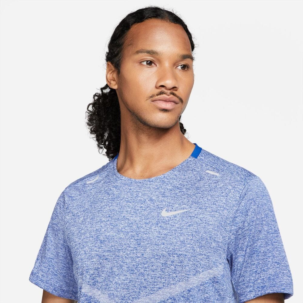 Nike Rise 365 Men's Dri-FIT Short-Sleeve Running Top Men's Top - BlackToe Running