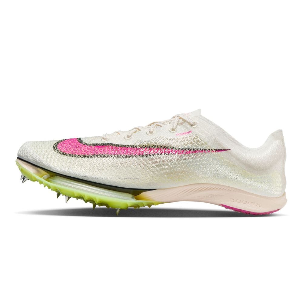 Nike Unisex Air Zoom Victory - BlackToe Running#colour_sail-light-lemon-twist-guava-ice-fierce-pink