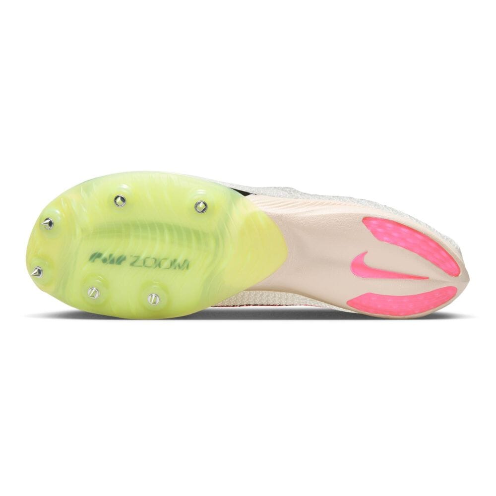 Nike Unisex Air Zoom Victory - BlackToe Running#colour_sail-light-lemon-twist-guava-ice-fierce-pink