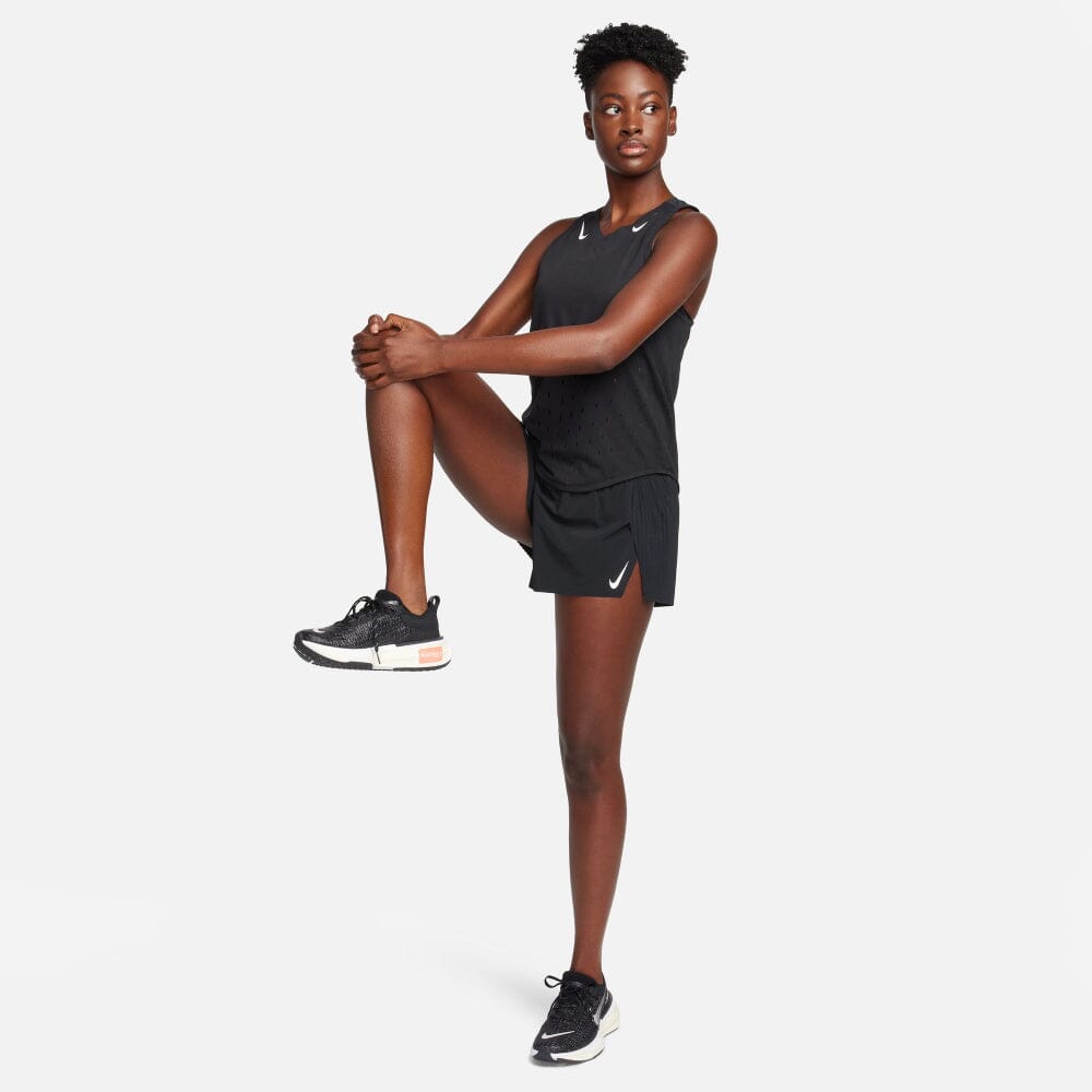 Nike Women's AeroSwift Dri-FIT ADV Running Singlet - BlackToe Running