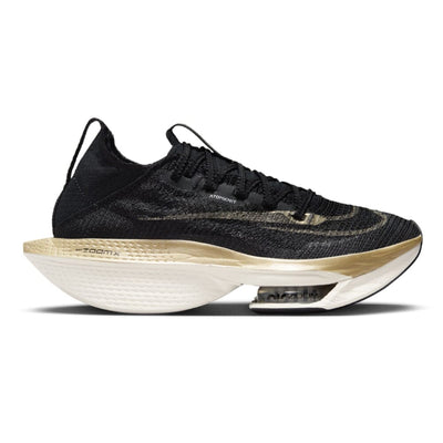 Nike Women's Air Zoom Alphafly Next% 2 Women's Shoes - BlackToe Running#colour_black-metallic-gold