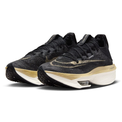 Nike Women's Air Zoom Alphafly Next% 2 Women's Shoes - BlackToe Running#colour_black-metallic-gold