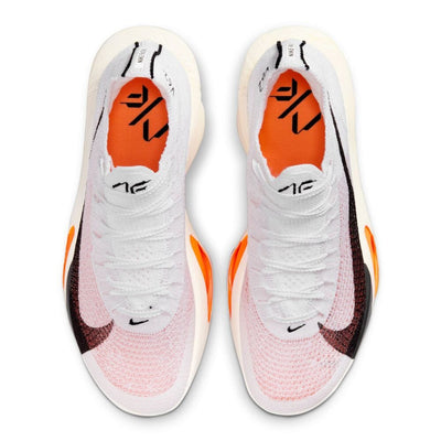 Nike Women's Alphafly 3 - BlackToe Running#colour_white-black-phantom-total-orange