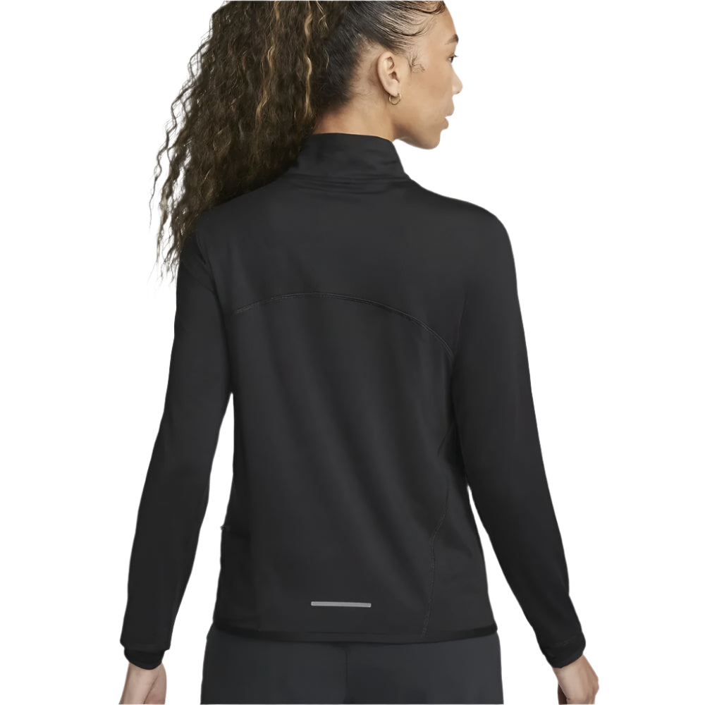 Nike Women's Dri-FIT Swift Element UV Half-ZIp - BlackToe Running