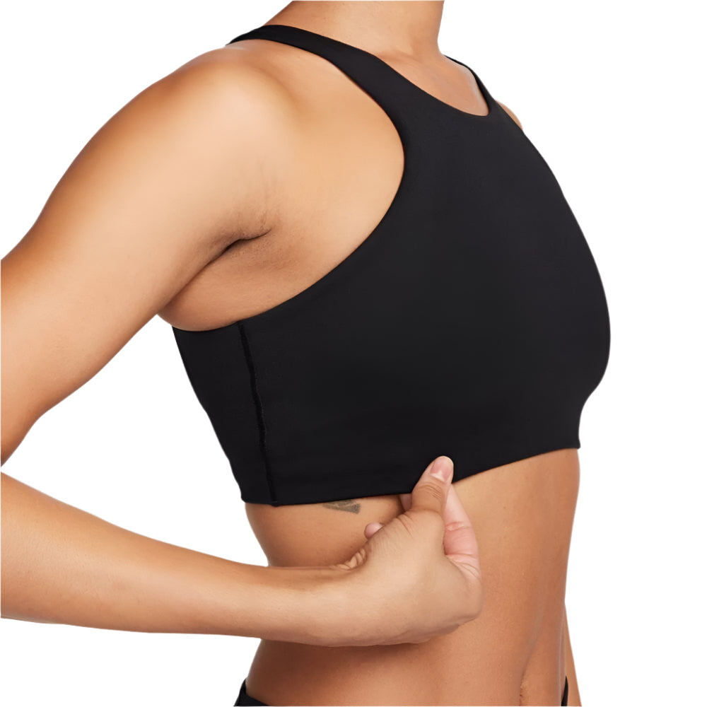 Nike Women's Medium-Support Lightly Lined Sports Bra - BlackToe Running