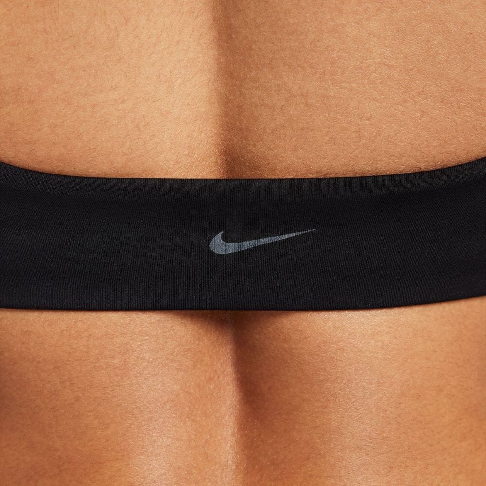 Nike Women's Medium-Support Lightly Lined Sports Bra - BlackToe Running#colour_black