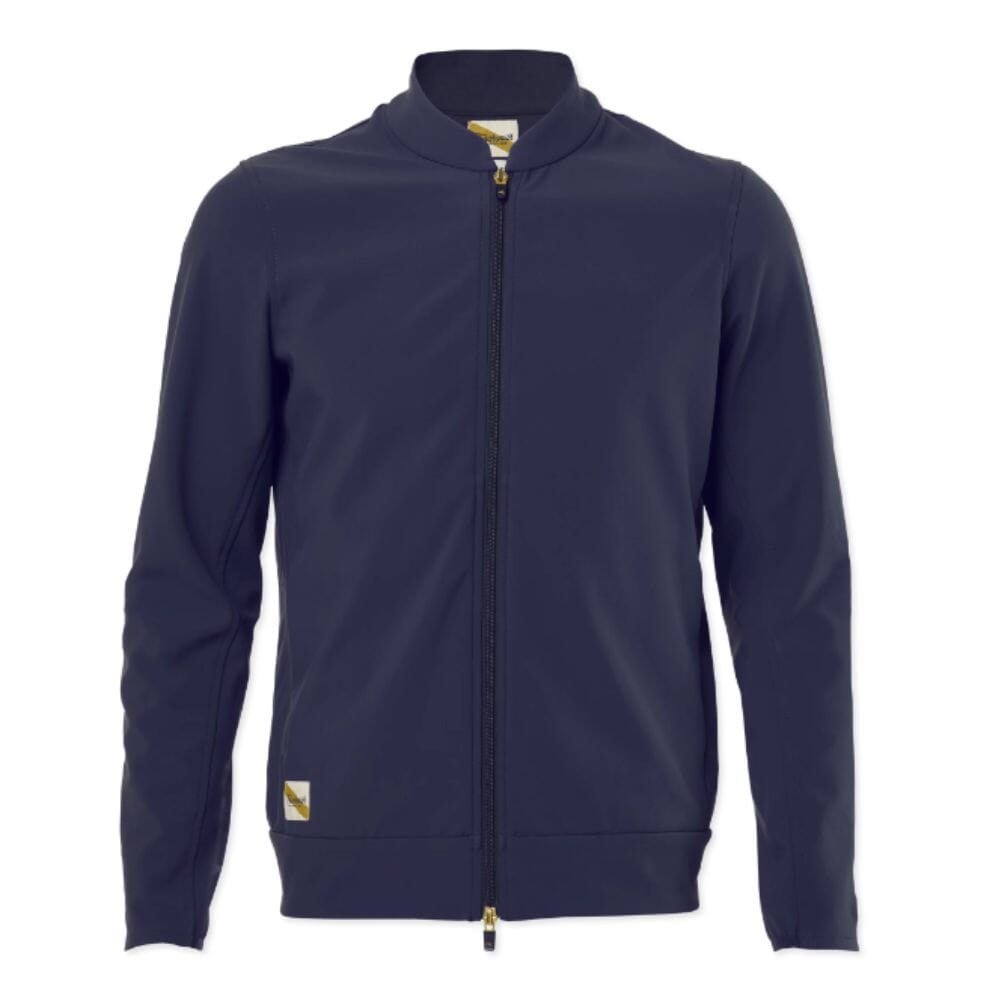 Tracksmith Men's Nor'Easter Jacket - BlackToe Running#colour_navy