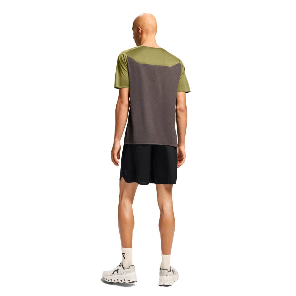 On Men's Lightweight Shorts - BlackToe Running#colour_black