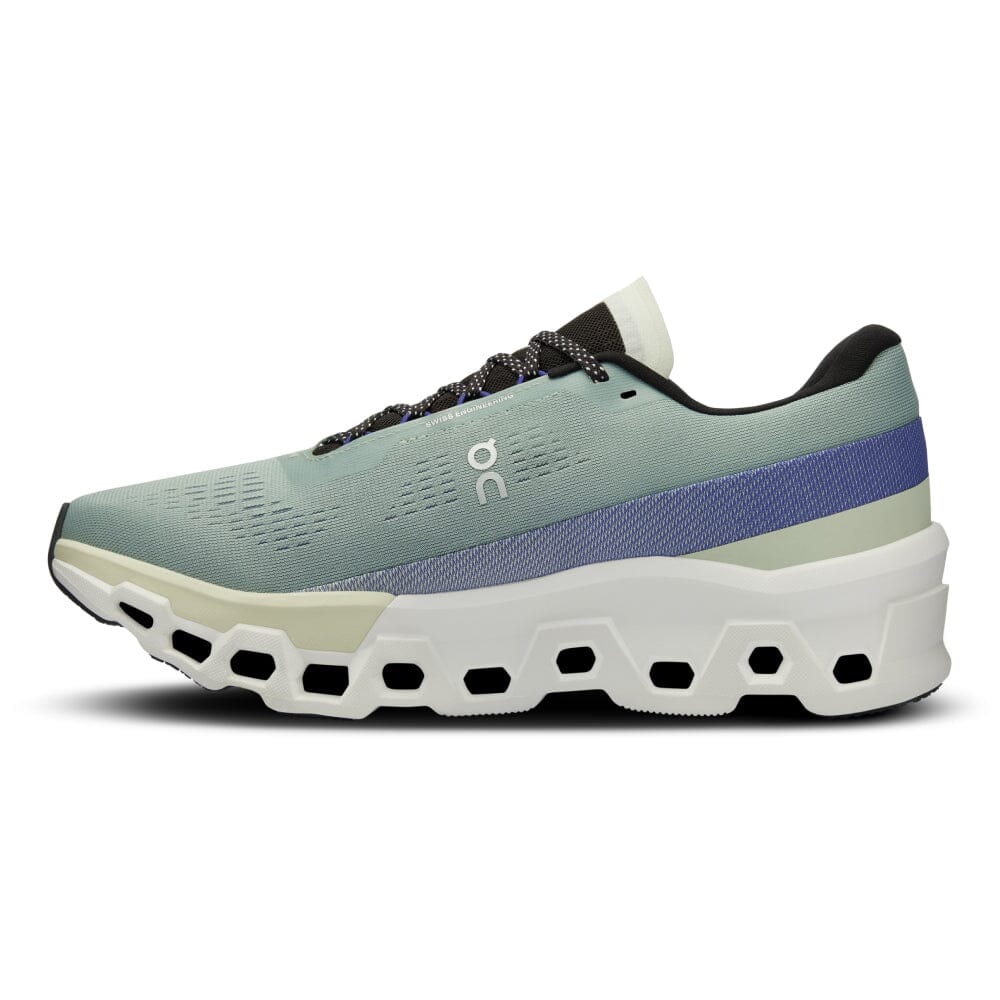 On Running Men's Cloudmonster 2 - BlackToe Running#colour_mineral-aloe