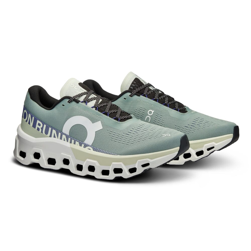On Running Men's Cloudmonster 2 - BlackToe Running#colour_mineral-aloe