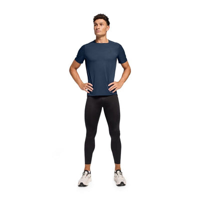 On Running Men's Performance-T - BlackToe Running#colour_denim-navy