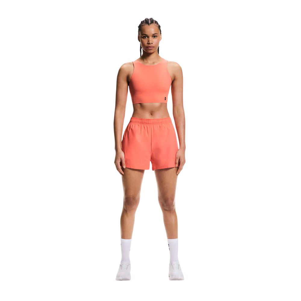 On Women's Core 2-In-1 Crop - BlackToe Running#colour_reef