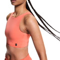 On Women's Core 2-In-1 Crop - BlackToe Running#colour_reef