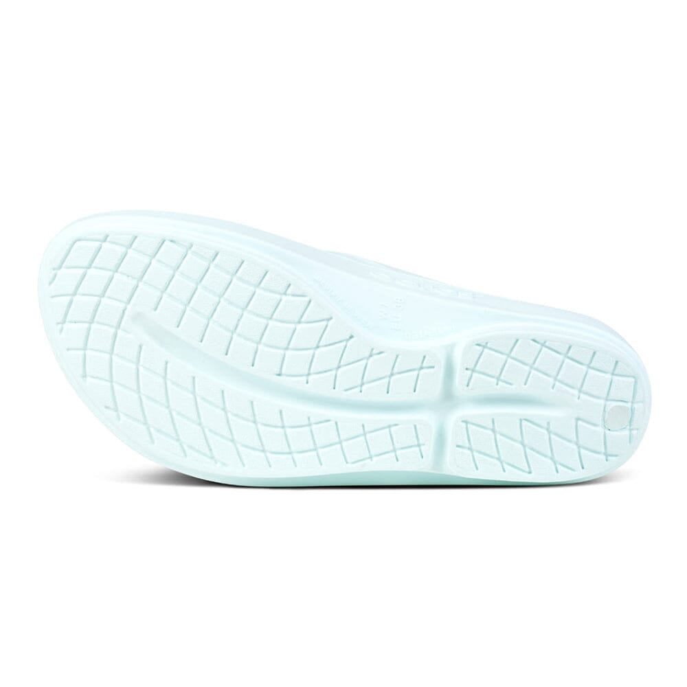 Oofos Women's OOlala Sandal - BlackToe Running#colour_ice