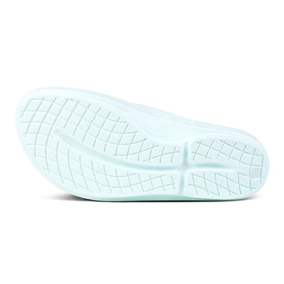 Oofos Women's OOlala Sandal - BlackToe Running#colour_ice