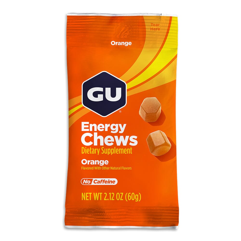 GU Chews - 2 Serving Pack Nutrition - BlackToe Running - 