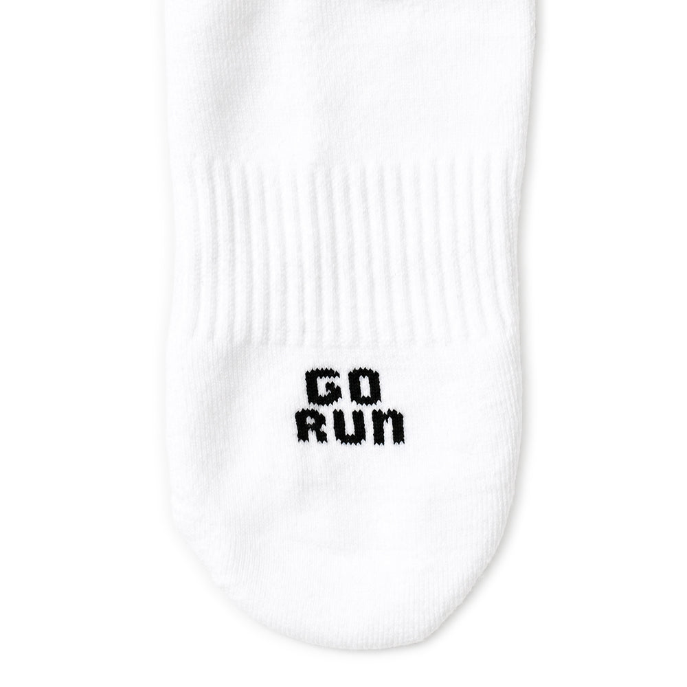 Pairr Giddy Up Comfort Performance Blend Quarter Sock 2-Pack - BlackToe Running