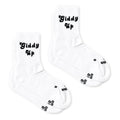 Pairr Giddy Up Comfort Performance Blend Quarter Sock 2-Pack - BlackToe Running#colour_giddy-up
