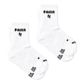 Pairr OG Comfort Performance Blend Quarter Sock 2-Pack - BlackToe Running#colour_og