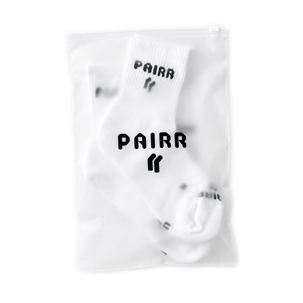 Pairr OG Comfort Performance Blend Quarter Sock 2-Pack - BlackToe Running