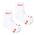 Pairr Spicy Comfort Performance Blend Quarter Sock 2-Pack - BlackToe Running#colour_spicy