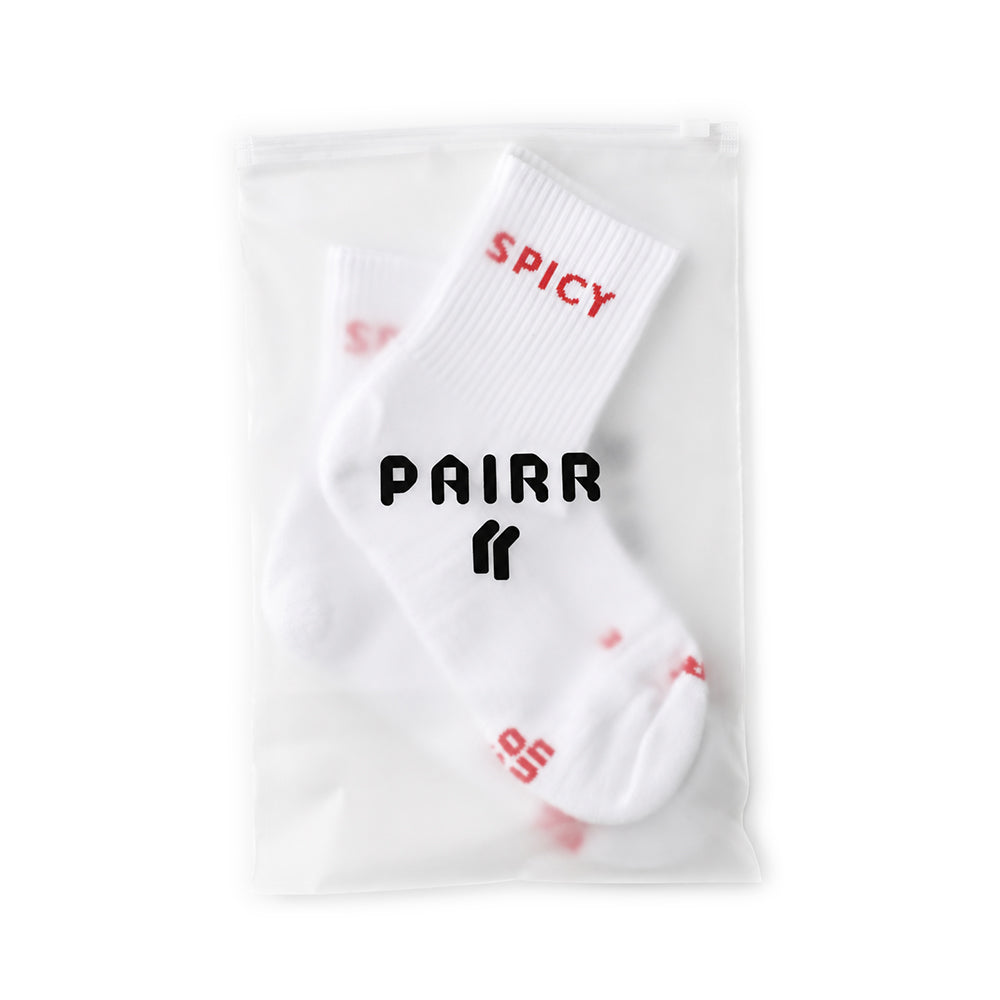 Pairr Spicy Comfort Performance Blend Quarter Sock 2-Pack - BlackToe Running
