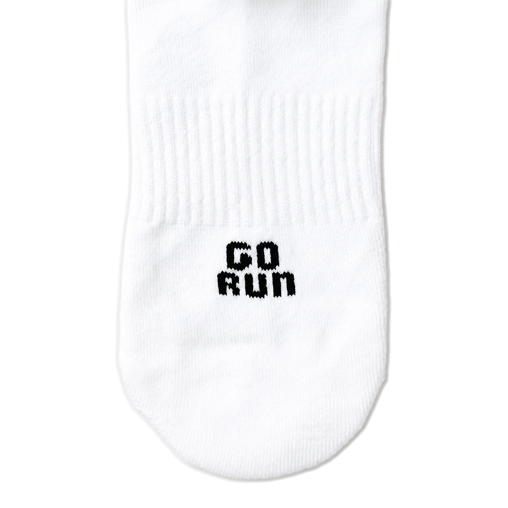 Pairr Stride Comfort Performance Blend Ankle Sock 2-Pack - BlackToe Running#colour_stride