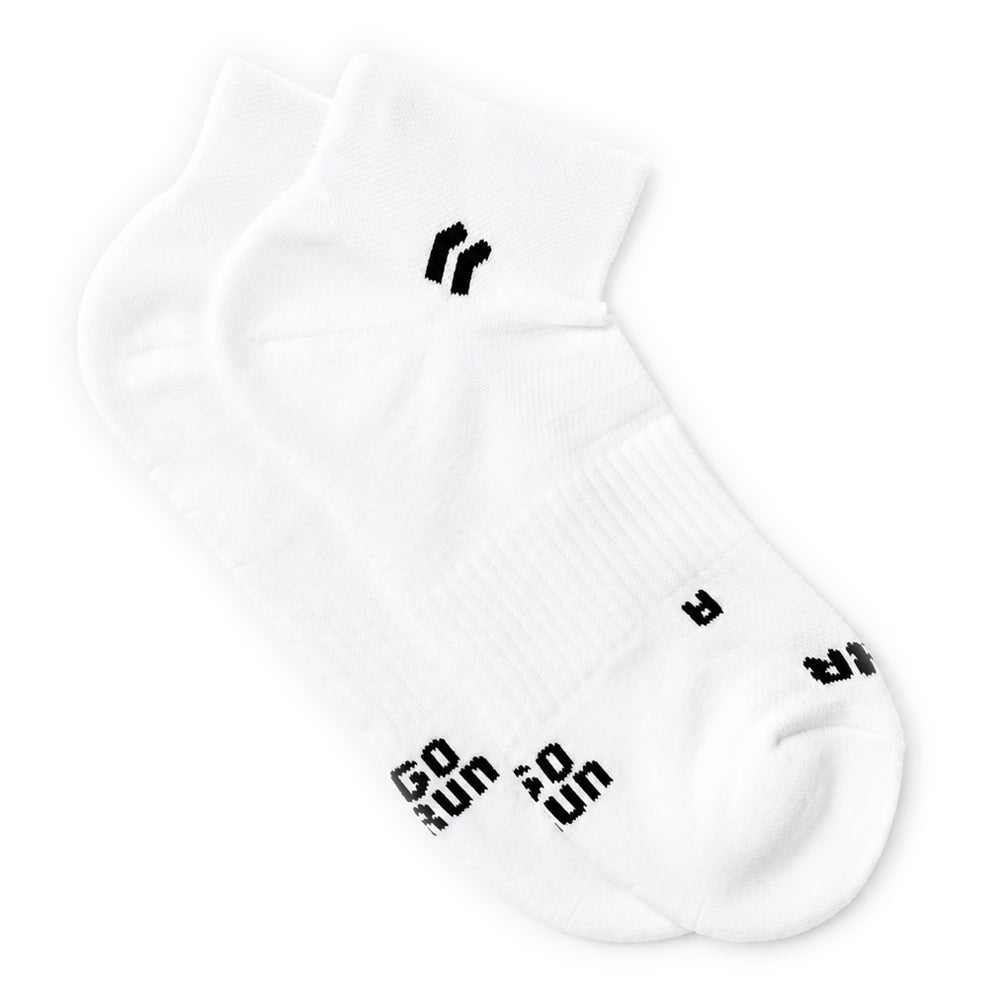 Pairr Stride Comfort Performance Blend Ankle Sock 2-Pack - BlackToe Running