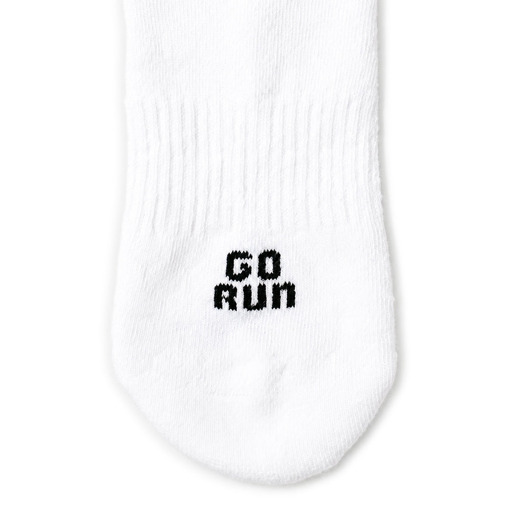 Pairr The 400 Cooling Performance Blend Crew Sock 2-Pack - BlackToe Running#colour_the-400