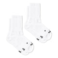 Pairr The 400 Cooling Performance Blend Crew Sock 2-Pack - BlackToe Running#colour_the-400