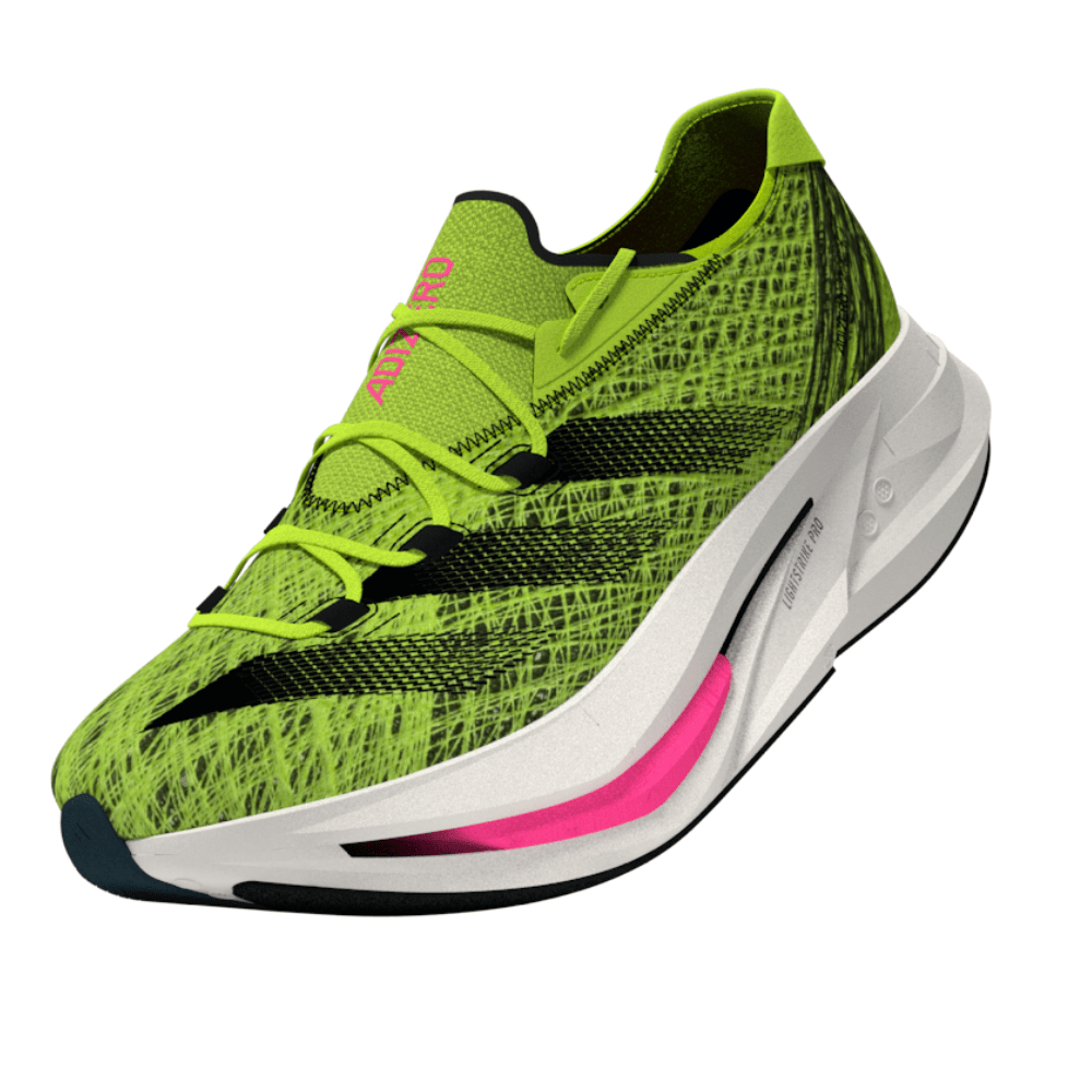 Adidas Adizero Prime X 2 Strung - BlackToe Running#colour_lucid-lemon-core-black-arctic-night