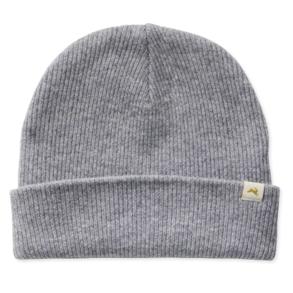 Tracksmith Prospect Beanie Headwear - BlackToe Running#colour_frost-grey