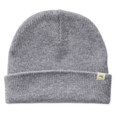 Tracksmith Prospect Beanie Headwear - BlackToe Running#colour_frost-grey