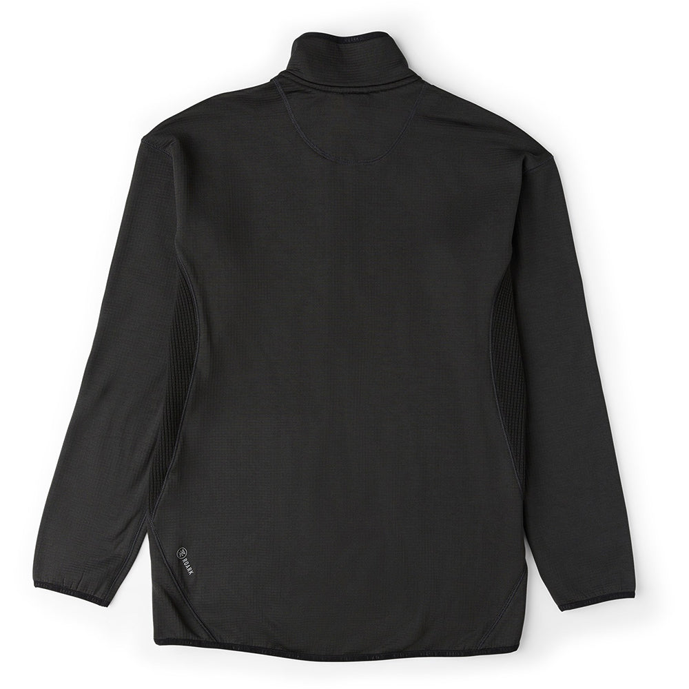Roark Men's Grid Lock Fleece - BlackToe Running#colour_black