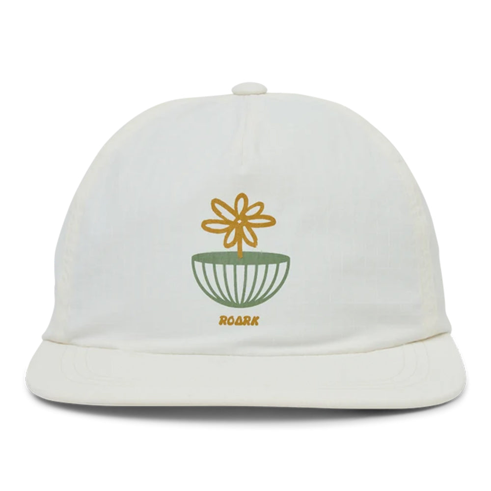 Roark Mathis 5 Panel Hat - BlackToe Running#colour_unbleached