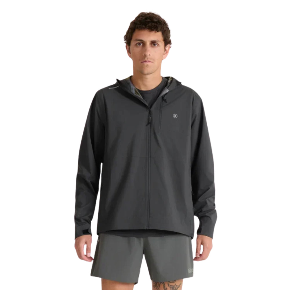 Roark Men's Shield Rain Jacket - BlackToe Running#colour_onyx