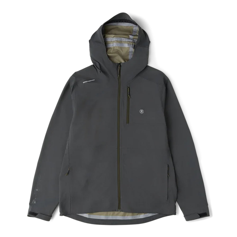 Roark Men's Shield Rain Jacket - BlackToe Running