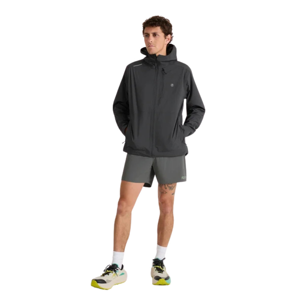 Roark Men's Shield Rain Jacket - BlackToe Running#colour_onyx