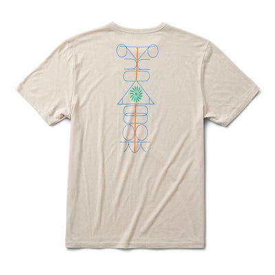 Roark Men's Mathis Core Short Sleeve - BlackToe Running#colour_almond-paste