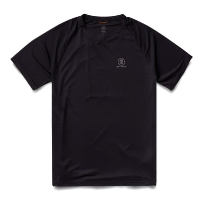 Roark Men's Alta Elite Short Sleeve Tee - BlackToe Running#colour_black