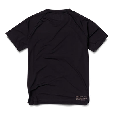 Roark Men's Alta Elite Short Sleeve Tee - BlackToe Running#colour_black