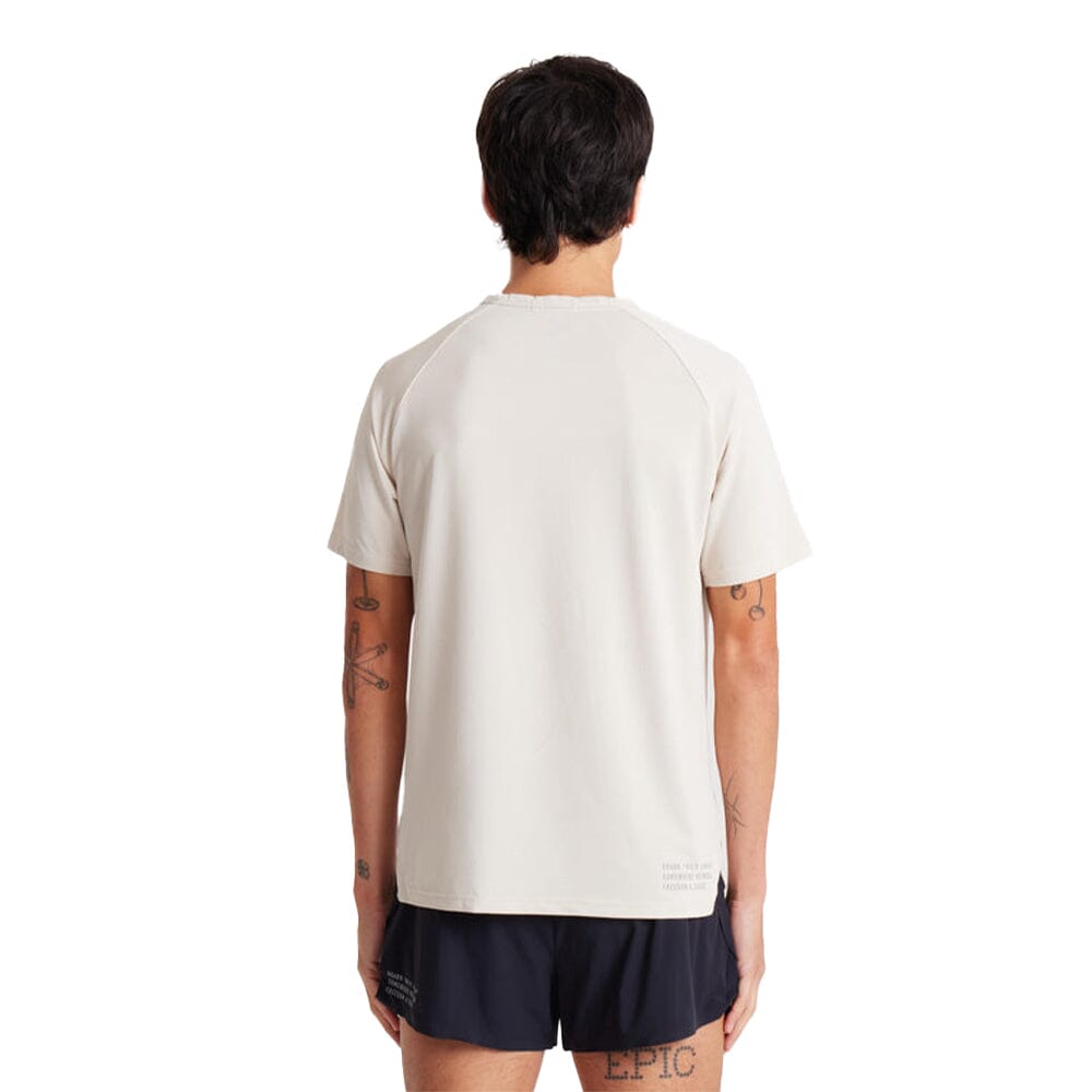 Roark Men's Alta Elite Short Sleeve Tee - BlackToe Running#colour_moonstone