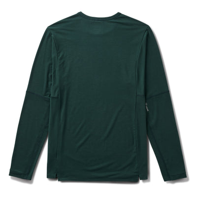 Roark Men's Millcreek Merino Long Sleeves - BlackToe Running#colour_dark-forest